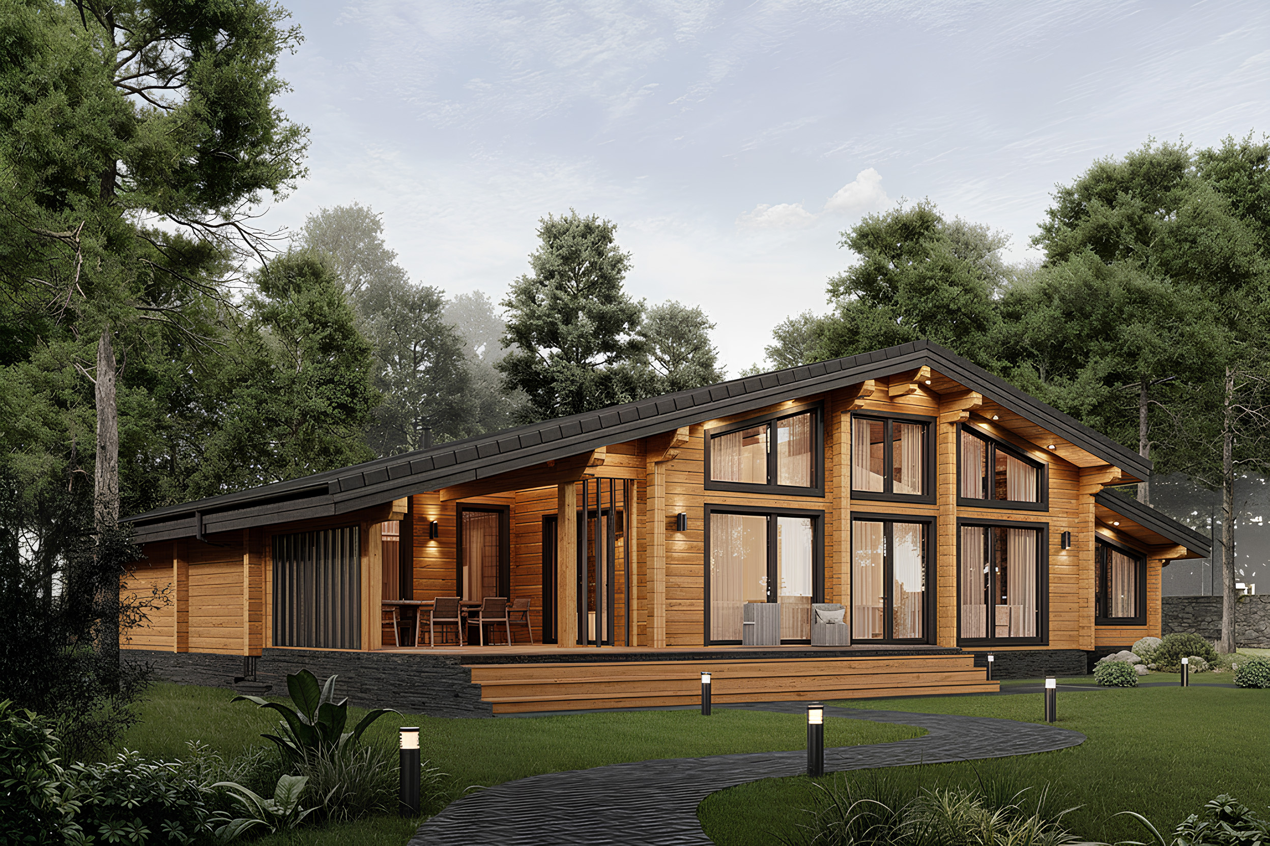 Дом из профилированного бруса VZ-463